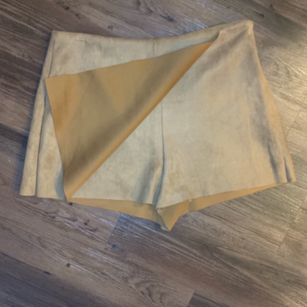 Suede Skort - image 2